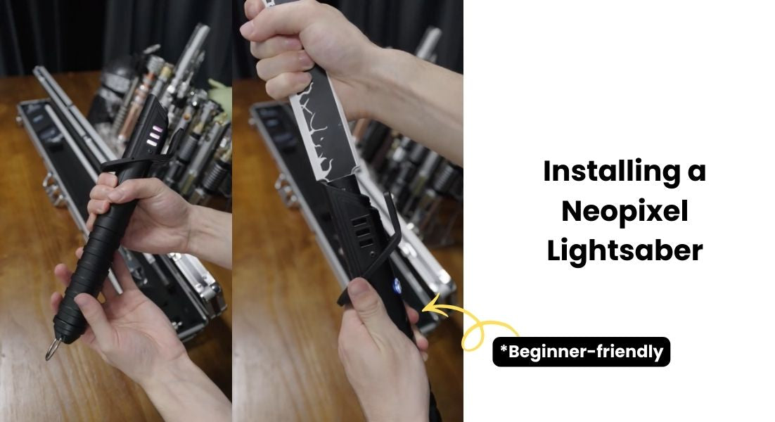 A Beginner’s Guide to Installing a Neopixel Lightsaber (SNV4 Pro Style)